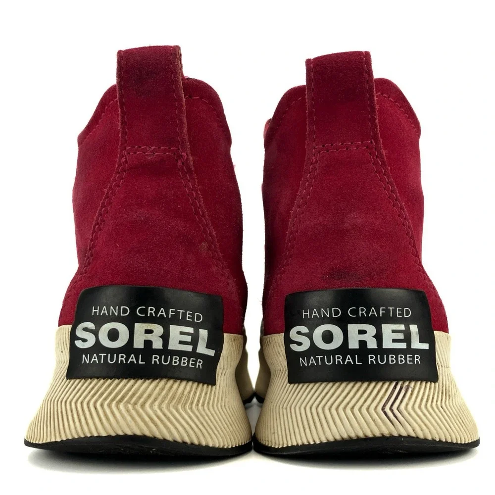 Sorel Out N About Waterproof Duck Boots - Women's Size 4 Red/Purple (NY4564-639)